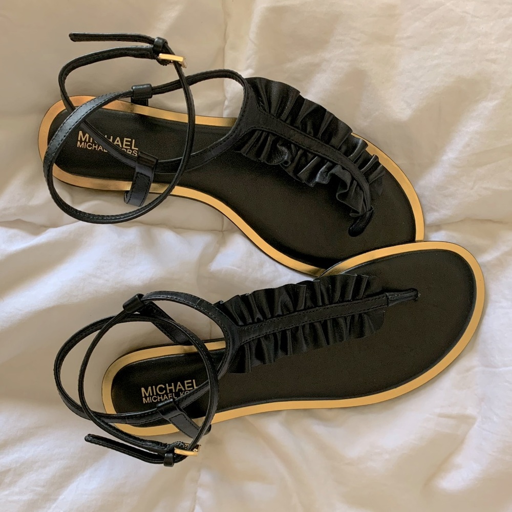 Black Michael Kors sandals